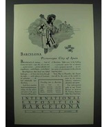 1929 International Exposition Barcelona Spain Ad - £14.73 GBP