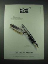1998 Montblanc Meisterstuck Solitaire Silver Pen Ad - £14.65 GBP