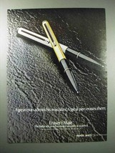 1980 Paper Mate Eraser Mate Pen Ad - Admits Mistakes - £14.30 GBP