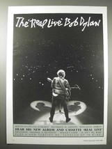 1984 Bob Dylan Real Live Album Ad - £14.50 GBP