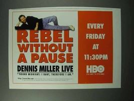 1997 HBO Revel Without a Pause TV Ad - Dennis Miller - £13.82 GBP