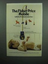 1973 Fisher-Price Mobile Toy Ad - £14.55 GBP