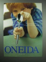 1998 Oneida Obelus Flatware Ad - Sent to Bed - £14.64 GBP