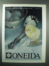 1980 Oneida Michelangelo Flatware, Paul Revere Bowl Ad - £14.45 GBP