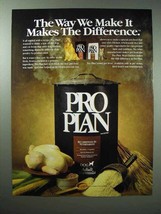 1994 Purina Pro Plan Dog Food Ad - Makes the Difference - £14.78 GBP