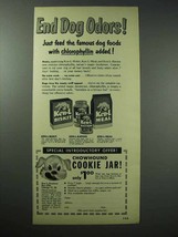 1952 Ken-L Ration, Ken-L Meal, Ken-L Biskit Dog Food Ad - £14.55 GBP