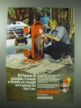 1978 Plasti-Kote Paint Ad - Finish As Tough As My Car - £15.16 GBP