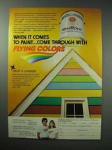 1979 Pratt &amp; Lambert Flying Colors Paint Ad - £14.78 GBP