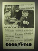 1933 Goodyear Truck Tire Ad - Supertwist Test - $18.49