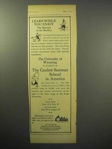 1933 University of Wyoming Ad - Learn, Enjoy Rockies - £14.44 GBP