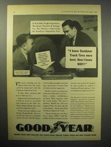 1933 Goodyear Truck Tire Ad - I Knew Were Best - $18.49