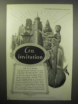 1933 Mimeograph Machine Ad - An Invitation! - $18.49