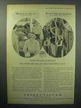 1933 Socony-Vacuum Gargoyle Lubricants Oils Ad - Meet Rush - £14.78 GBP