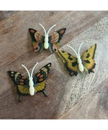 Lot Of 3 Vintage Butterfly Magnets MCM -  2”x 2.5” - $12.00