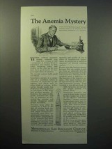 1933 Metropolitan Life Insurance Ad - Anemia Mystery - £14.78 GBP