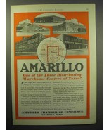 1930 Amarillo Chamber of Commerce Ad - Warehouse - £14.49 GBP