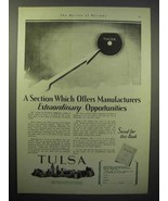 1930 Tulsa Oklahoma Chamber of Commerce Ad - £14.49 GBP