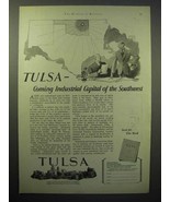 1930 Tulsa Oklahoma Chamber of Commerce Ad - Industrial - £14.49 GBP