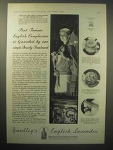 1930 Yardley&#39;s English Lavender Ad - English Complexion - £14.78 GBP