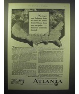 1929 Atlanta Chamber of Commerce Ad - Industry Serve - £14.78 GBP