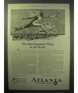 1929 Atlanta Chamber of Commerce Ad - Most Important - £14.49 GBP