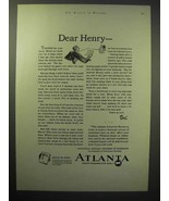 1929 Atlanta Georgia Chamber of Commerce Ad - £14.49 GBP