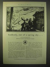 1929 AT&amp;T Bell Telephone Ad - Out of a Spring Sky - £14.60 GBP