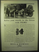1929 Bell & Howell Filmo 70-D Movie Camera Ad - Orient - £14.50 GBP