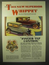 1929 Whippet Car Ad - Finger-Tip Control - £14.74 GBP