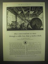 1929 AT&T Telephone Ad - 1800 Conversations At Once - £14.55 GBP