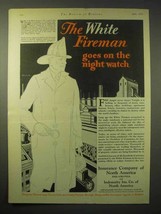1929 Insurance Company of North America Ad, Night Watch - £14.78 GBP