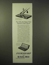 1926 Evershar and Wahl Pen Ad - Desk Set, Pen &amp; Pencil - $18.49