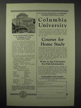 1925 Columbia University Ad - Courses for Home Study - $18.49