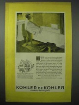 1925 Kohler of Kohler Enameled Plumbing Ware Ad - $18.49