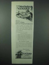 1925 Cunard Line Cruise Ad - To The West Indies - £14.81 GBP
