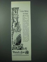 1925 French Line Cruise Ad - Enchanted Part of Algiers - £14.50 GBP