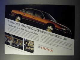 1991 Buick Regal Car Ad - World Class - £14.53 GBP