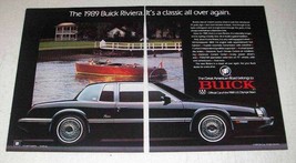 1989 Buick Riviera Car Ad - A Classic All Over Again - $18.49