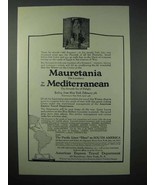 1923 American Express Travel Department Ad - Mauretania - £14.78 GBP