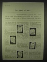 1935 Reynolds Metal Ad - The Magic of Metal - £14.78 GBP