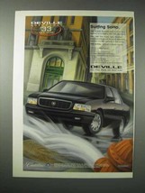 1998 Cadillac Deville Car Ad - Surfing SoHo - $18.49
