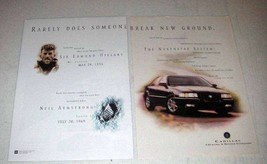 1995 Cadillac Car Ad - Rarely Break New Ground - $18.49