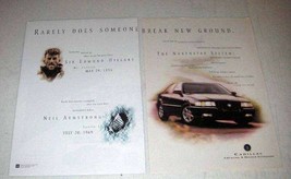 1995 Cadillac Car Ad - Rarely Break New Ground - £13.82 GBP