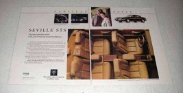 1989 Cadillac Seville STS Car Ad - International Sedan - £14.44 GBP
