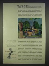 1940 De Beers Diamond Ad - Art by Raoul Dufy - £14.76 GBP