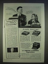 1940 LC Smith &amp; Corona Typewriter Ad - Zephyr + - £14.77 GBP