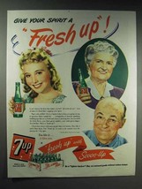1944 7-up Soda Ad - Give Your Spirit a Fresh Up! - $18.49