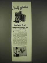 1936 Kodak Duo Camera Ad - Doubly Effective - $18.49