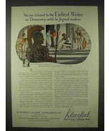 1935 Kimberly-Clark Kleerfeet Paper Ad - Democracy - £14.78 GBP