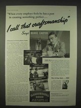 1935 Hammermill Bond Paper Ad - Boake Carter - £14.65 GBP